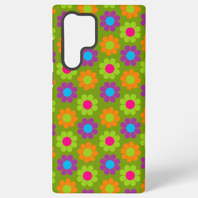 Funda Para Samsung Galaxy Poder Floral (Reverso )