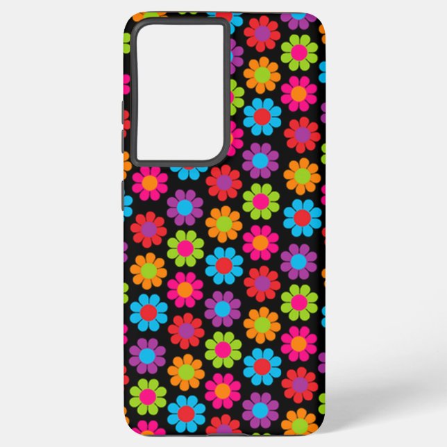 Funda Para Samsung Galaxy Poder Floral (Reverso )