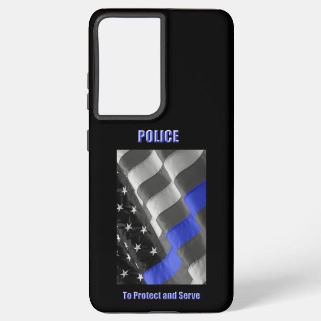 Funda Para Samsung Galaxy Policía (Reverso )