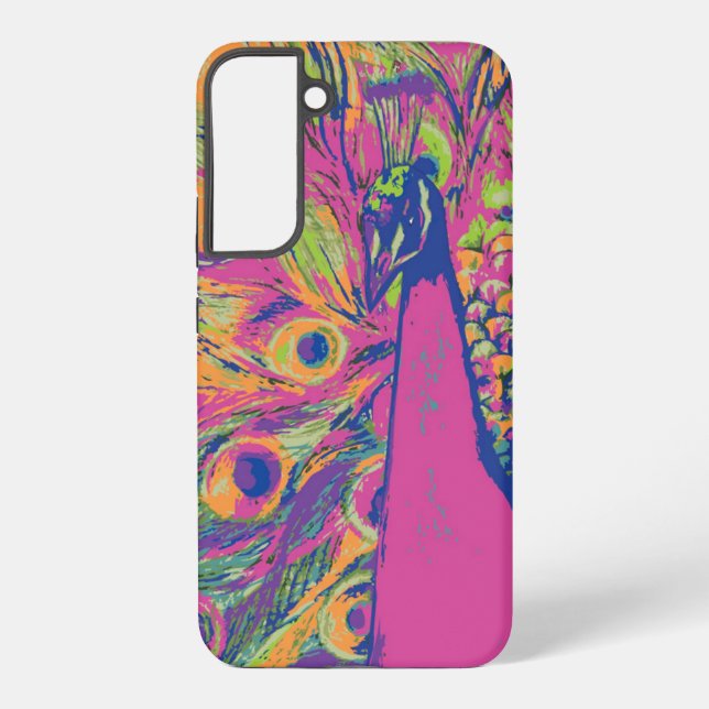 Funda Para Samsung Galaxy Pop Peacock (Reverso )