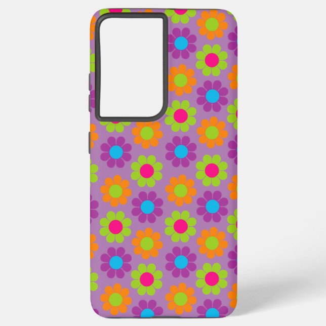 Funda Para Samsung Galaxy Potencia de flor de personalizable (Reverso )