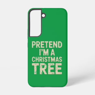 Funda Para Samsung Galaxy S22 Pretende que soy un disfraz de Navidades de árbol