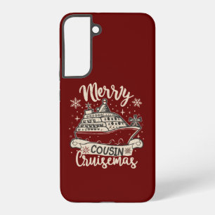 Funda Para Samsung Galaxy S22+ Primo alegre tripulación Cruisemas Navidad Santa R