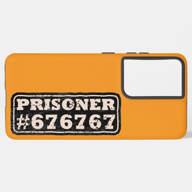 Funda Para Samsung Galaxy Prisoner 67 Meme (Reverso Horizontal)