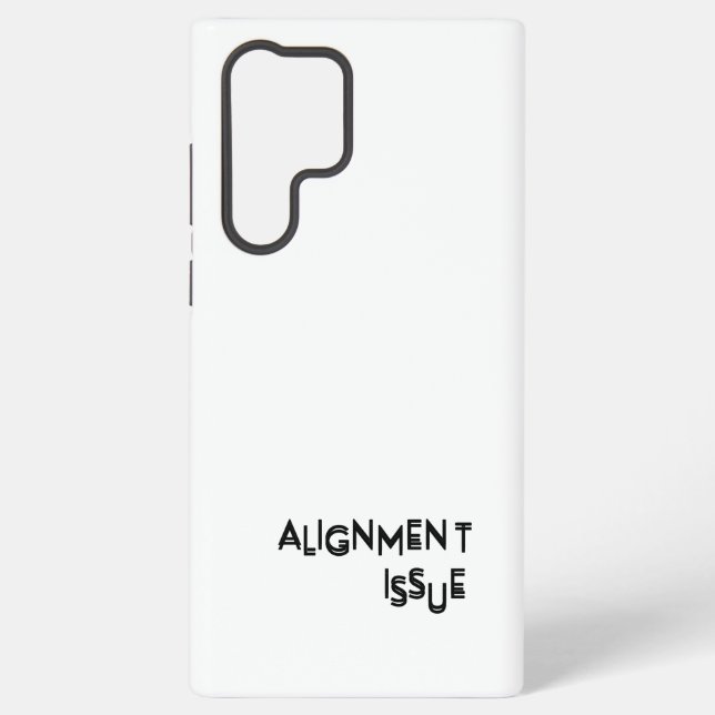Funda Para Samsung Galaxy Problema de alineación profesional  (Reverso )