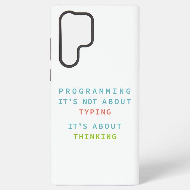 Funda Para Samsung Galaxy Programming Thinking Logic Code Developer Quote (Reverso )