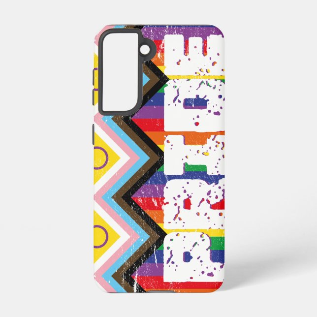 Funda Para Samsung Galaxy Progreso del orgullo LGBTQ (Reverso )