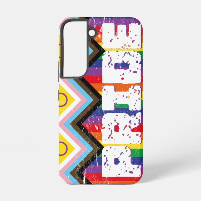 Funda Para Samsung Galaxy Progreso del orgullo LGBTQ (Reverso )