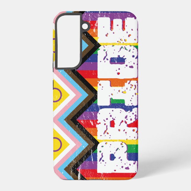 Funda Para Samsung Galaxy Progreso del orgullo LGBTQ (Reverso )