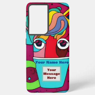 Funda Para Samsung Galaxy S21+ Psicodélico