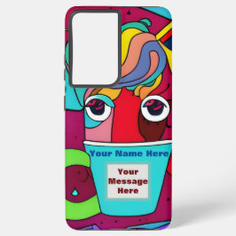 Funda Para Samsung Galaxy S21 Ultra Psicodélico