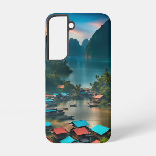 Funda Para Samsung Galaxy S22 Pueblo de pescadores indonesio