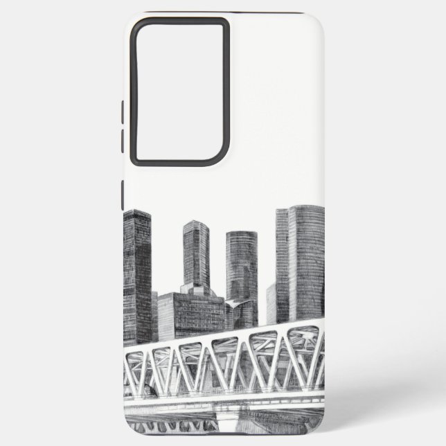 Funda Para Samsung Galaxy Puente de metro (Reverso )