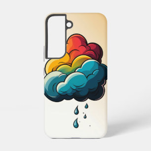 Funda Para Samsung Galaxy S22 Puff del brillo del atardecer