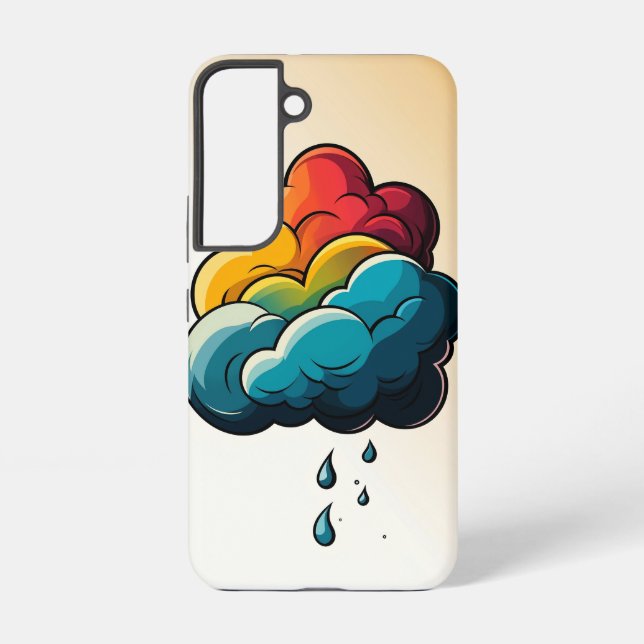 Funda Para Samsung Galaxy Puff del brillo del atardecer (Reverso )