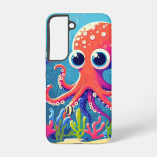 Funda Para Samsung Galaxy S22 Pulpo lindo caribeño/tropical/hawaiano