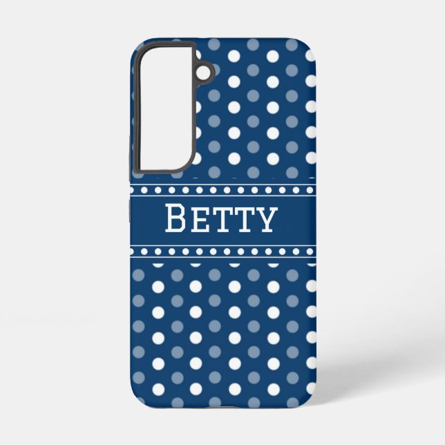 Funda Para Samsung Galaxy Punto Azul Real (Reverso )