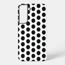 Funda Para Samsung Galaxy S22+ Puntos de polka negros y blancos