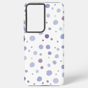 Funda Para Samsung Galaxy S21 Ultra puntos de polka pintados a mano