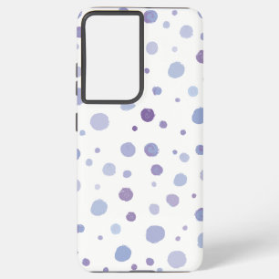 Funda Para Samsung Galaxy S21+ puntos de polka pintados a mano