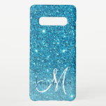 Funda Para Samsung Galaxy S10  Purpurina azul moderno marca nombre personalizado<br><div class="desc">Presentamos nuestra moderna colección de nombres personalizados de Purpurina azul Sparkles, disponible exclusivamente en Zazzle! Esta deslumbrante línea de productos es perfecta para añadir un toque de glamour y personalización a sus productos básicos cotidianos. Podrá disfrutar de las vibraciones modernas y glamorosas de nuestra colección de nombres personalizados de Purpurinas...</div>
