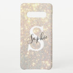 Funda Para Samsung Galaxy S10  Purpurina de oro moderno  | Personal Inicial<br><div class="desc">Purpurina de oro moderno  | Personal Inicial</div>