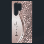 Funda Para Samsung Galaxy S22 Ultra Purpurina rosado Aspecto Nombre manuscrito<br><div class="desc">El diseño es una foto y los fundas no están hechos con purpurinas, secuencias, metales o bosques reales. Este diseño también está disponible en otros modelos de teléfono. Elija Tipo de dispositivo para ver otros fundas de iPhone, Samsung Galaxy o Google. Algunos estilos se pueden cambiar seleccionando Estilo si es...</div>