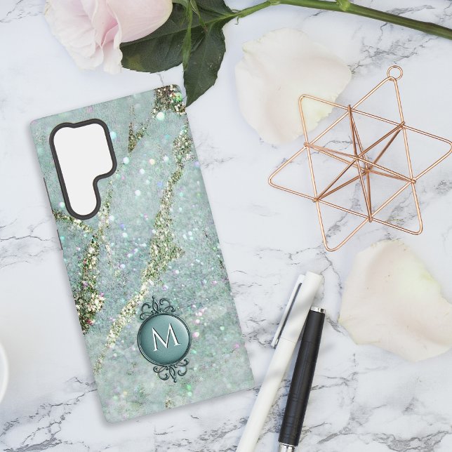 Funda Para Samsung Galaxy Purpurina y esparkles oro y verde (Subido por el creador)