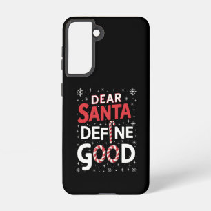 Funda Para Samsung Galaxy S21 Querido Santa Define Buenos Navidades Navidad