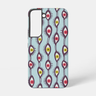 Funda Para Samsung Galaxy S22 Quirky Ojos Raro Psicodélico Groovy