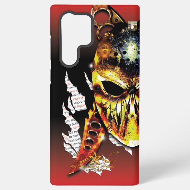 Funda Para Samsung Galaxy R. de H. Ripper de Halloween (Reverso )