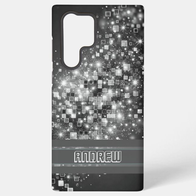 Funda Para Samsung Galaxy Radiant Pixel Bokeh (Reverso )