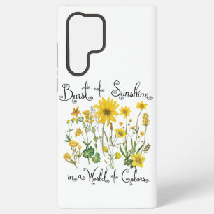 Funda Para Samsung Galaxy S22 Ultra Ráfaga de sol en un mundo de colores
