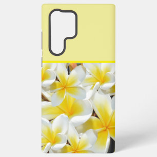 Funda Para Samsung Galaxy S22 Ultra Ramo de frangipani amarillo,