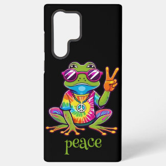 Funda Para Samsung Galaxy S22 Ultra Rana de la paz hippie de los 60 y 70