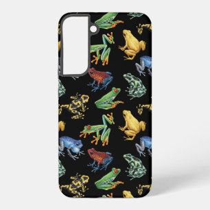 Funda Para Samsung Galaxy S22+ Ranas en negro