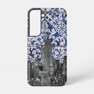 Funda Para Samsung Galaxy S22 Rascacielos de Nueva York se encuentran con mosaic