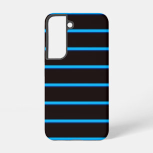 Funda Para Samsung Galaxy S22 Rayas azules cielo lindas negras