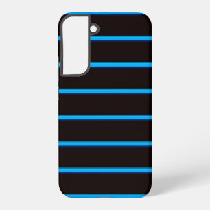 Funda Para Samsung Galaxy S22+ Rayas azules cielo lindas negras