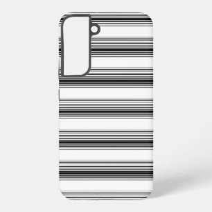 Funda Para Samsung Galaxy S22+ Rayas blancas y negras modernas