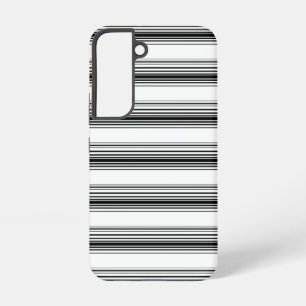 Funda Para Samsung Galaxy S22 Rayas blancas y negras modernas