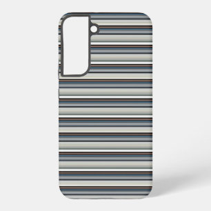 Funda Para Samsung Galaxy S22+ Rayas grises blancas lindas