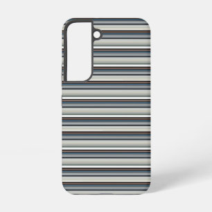 Funda Para Samsung Galaxy S22 Rayas grises blancas lindas