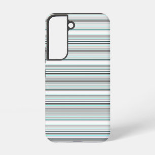 Funda Para Samsung Galaxy S22 Rayas grises de aqua lindas