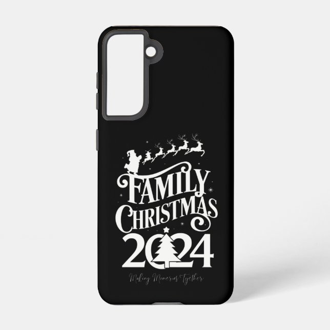 Funda Para Samsung Galaxy Recuerdos juntos de Navidades familiares 2024 (Reverso )