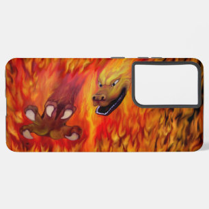 Funda Para Samsung Galaxy S21 Ultra Red Dragon Claw