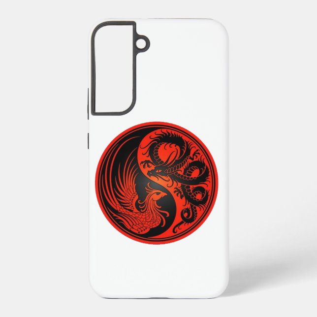 Funda Para Samsung Galaxy Red Yin Yang (Reverso )