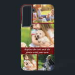 Funda Para Samsung Galaxy S22  Reemplazar texto y fotos con el suyo<br><div class="desc">Reemplazar texto y fotos con el suyo</div>
