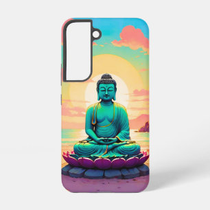 Funda Para Samsung Galaxy S22 Reflejo del atardecer de Buda