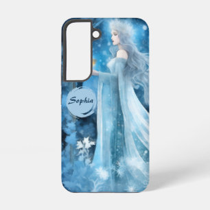Funda Para Samsung Galaxy S22 Reina de la Nieve Arte Fantástico – Diosa Mística
